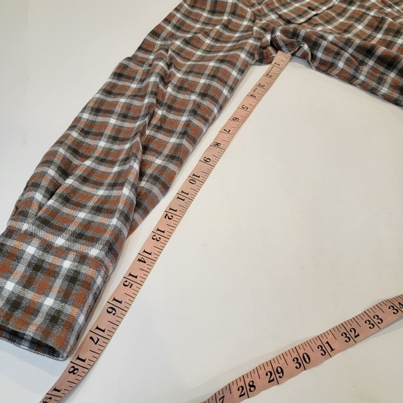 Treasure & Bond Trim Fit Soft Flannel Double Pocket Shirt Size Small - Picture 7 of 14